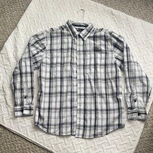 Harley-Davidson Men's Gray Plaid Shirt
